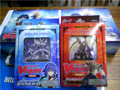 英語版トライアルデッキ 「Blaster Blade」&「Dragonic Overlord」
英語版ブースターパック「Descent of the King of Knights」